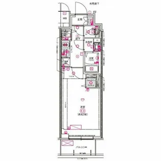 CREST TAPP名古屋山王【2階】の間取り