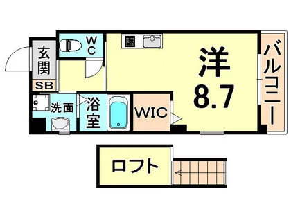 ラフィーネ伊丹5【2階】の間取り