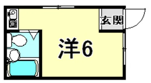 パレスFMC甲東園2【1階】の間取り