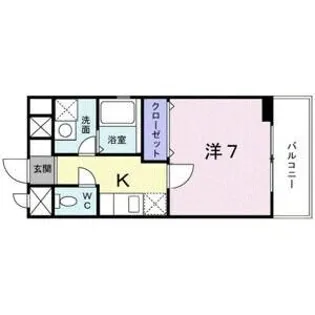 フリーデ373鳴尾【2階】の間取り