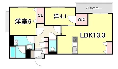 SOURIRE OKAMOTO【3階】の間取り