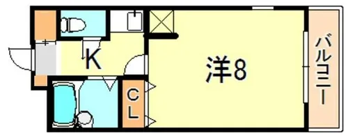 エスポワール大津和【2階】の間取り