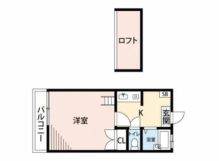 マスカレード大橋東1【2階】の間取り