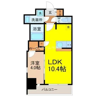 プレサンスロジェ車道駅前SOUTH【13階】の間取り