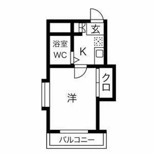 プレアール東難波町【2階】の間取り