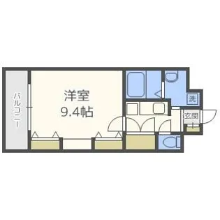 リンデン東薬院【5階】の間取り