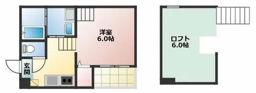 グリーンリーフ名城清水【2階】の間取り