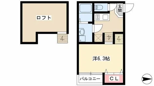 Air de vivre(アールドヴィーヴル)【2階】の間取り