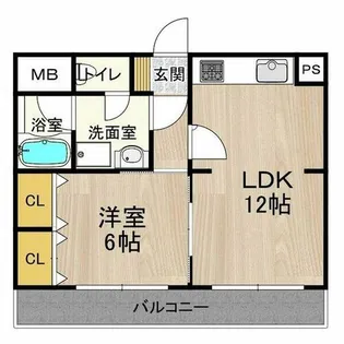 大正メゾン【1階】の間取り