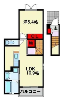 HarmonyAlive陣原Ⅳ【2階】の間取り