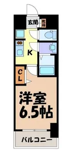 ディアレイシャス名古屋太閤通【5階】の間取り