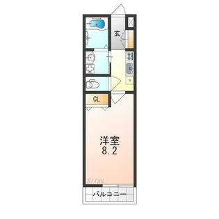 リレックス緑ヶ丘中町【1階】の間取り