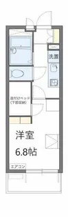 レオパレスサラバンド【4階】の間取り