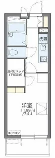 レオパレス片野S【101号室】の間取り