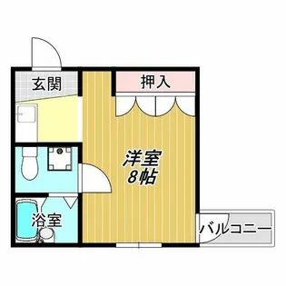 ホワイトハウス公園前【4階】の間取り