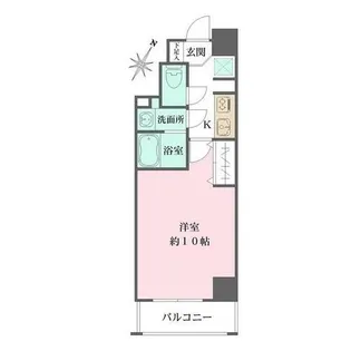 ケーズコート月若【3階】の間取り