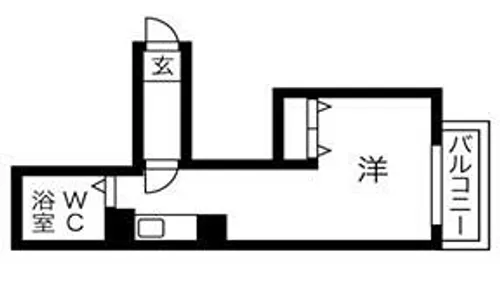 デイズ桜川II【1階】の間取り