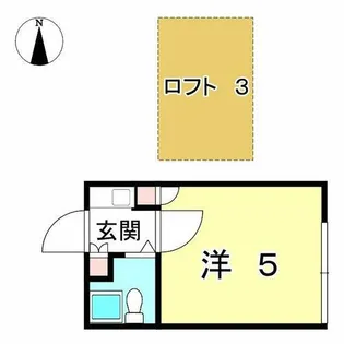 エクセレント道徳【204号室】の間取り