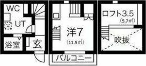Rino-Che豊田本町(リノーチェ トヨタホンマチ)【1階】の間取り