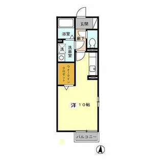 ウィルステージ陶生【2階】の間取り