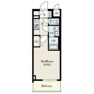 S-RESIDENCE志賀本通North【2階】の間取り