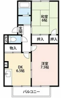 リーベンデール【202号室】の間取り