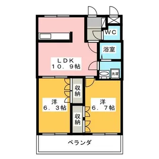 シンフォニー(Symphony)【1階】の間取り