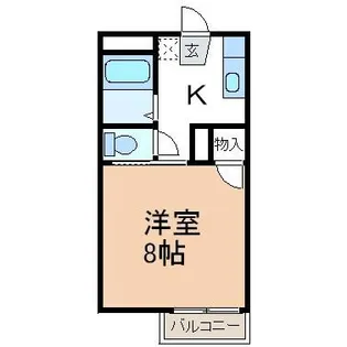 ハイツウィング【2階】の間取り