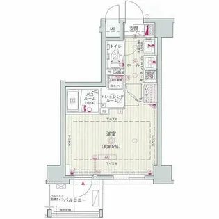 エステムプラザ名古屋 栄プレミアム【10階】の間取り