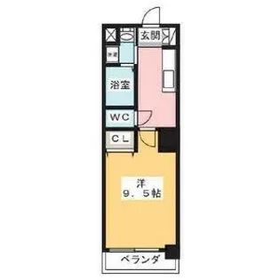 ArtizA鶴舞【5階】の間取り
