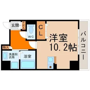 ベルアンジュ【6階】の間取り