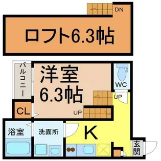 プリエ中村公園【1階】の間取り