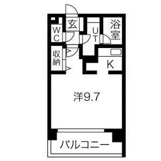 アブレスト原【3階】の間取り