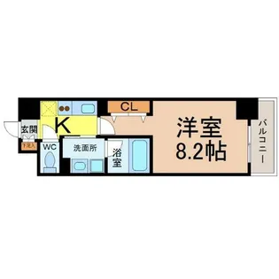 エルスタンザ千代田【8階】の間取り