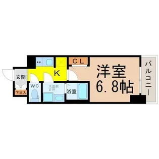 S-RESIDENCE鶴舞駅前【13階】の間取り