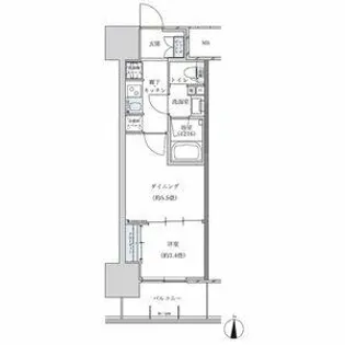 パークアクシス名古屋山王【14階】の間取り