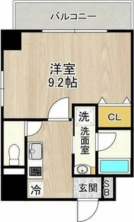 CITY SPIRE 名駅前【6階】の間取り