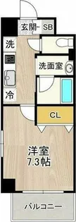 CITY SPIRE 名駅前【9階】の間取り