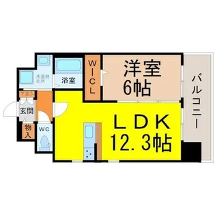 S-FORT大須観音【14階】の間取り