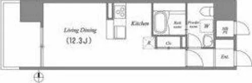 Gramercy Shirakawa Koen【7階】の間取り