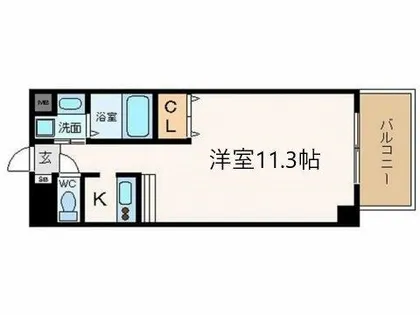 will Do松屋町【9階】の間取り