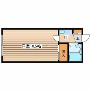 月寒パークハイツ【1階】の間取り