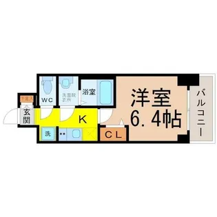 プレサンス広小路通葵【8階】の間取り