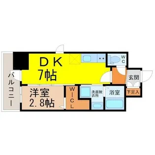 エステムコート名古屋新栄IIアリーナ【3階】の間取り