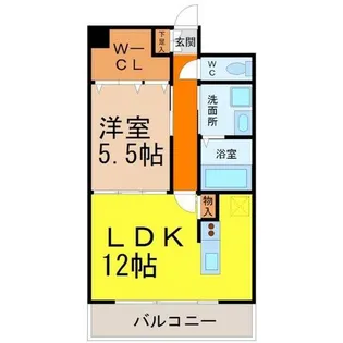 Florido栄(フローリド栄)【4階】の間取り