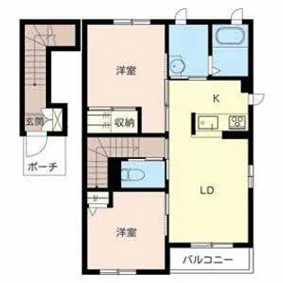 Luire・シャーメゾン【2階】の間取り