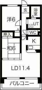 アネックス稲沢駅前【302号室】の間取り