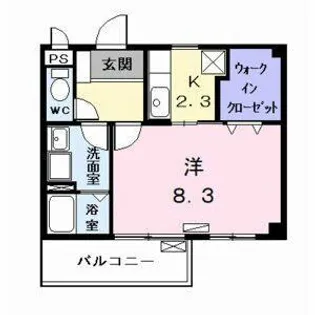 プルミエⅡ【1階】の間取り