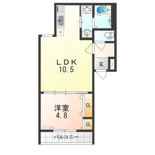 フジパレス堺もずⅤ番館【1階】の間取り