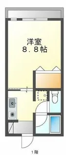 ブライト重留【101号室】の間取り